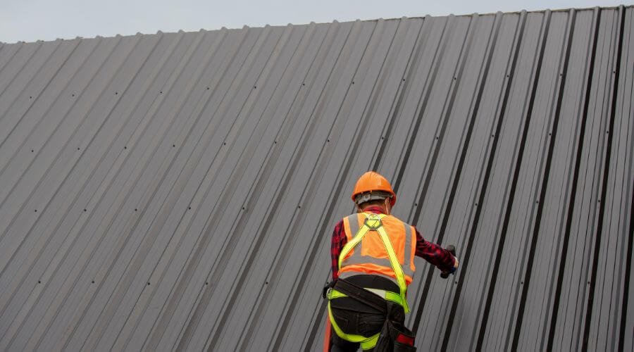 Professional metal roof installation services in Winn, MI